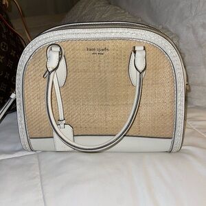 Kate Spade Cream and Tan Satchel